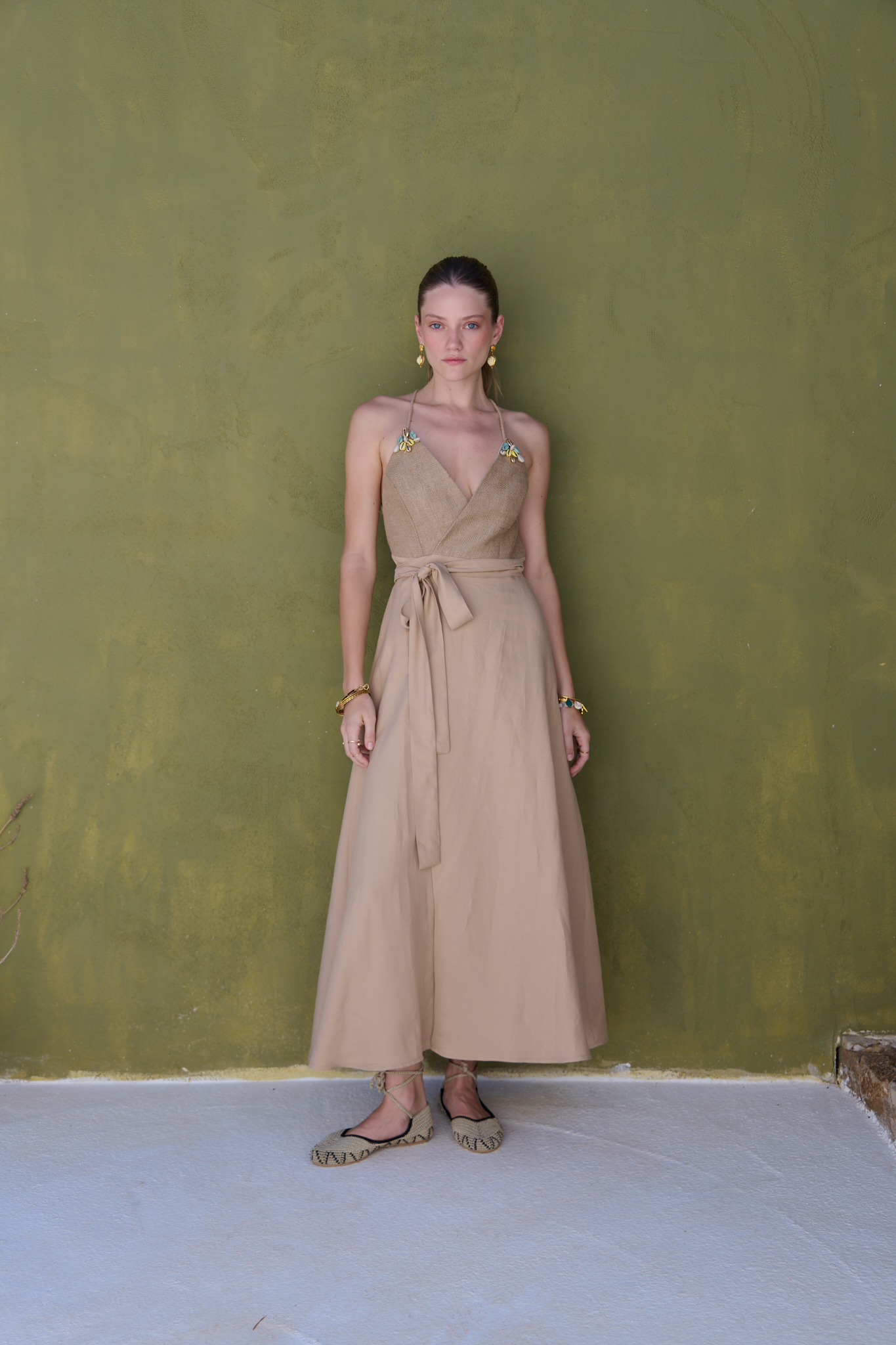 Apeliotes Wrap Dress